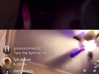 BLACK THOT SUCKS WANG ON INSTAGRAM LIVE FOR CLOUT
