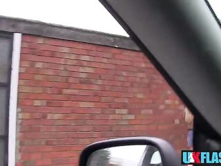 No Shame! British mother I'd like to fuck Bonnie Rose Flashing and Pissing around city at UK-Flashers