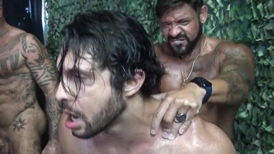 Naughty fellas are having fun in this hot group shag video