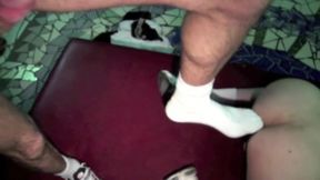 French slut Alex used by Tony with sneakers