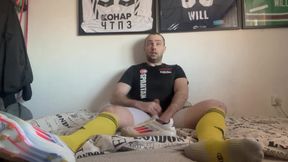 Wank And Cum In Soccer Socks And Cleats