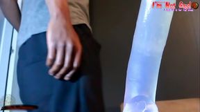 I'_m not gay, I just only do this for my step bros - ass monkey &quot_straight&quot_ dude sharts himself to the balls of huge dick, publicly ...for the homies