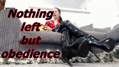 Nothing left but obedience