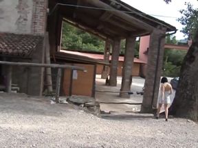 The Stableman Fucks a Horny Wife and Her Friend in the Stable