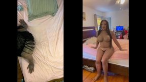 White Man Transforms Into Naked Black Babe Danae