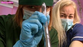 Medical Exam - Naughty Nurse Vs Strict Doctor Urethral Sounding & Milking