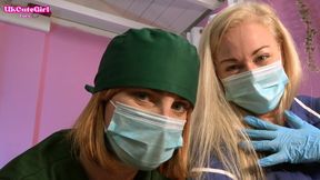 Medical Exam - Naughty Nurse Vs Strict Doctor Urethral Sounding & Milking
