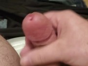 Shooting a big load of cum