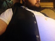 leather biker belly clip