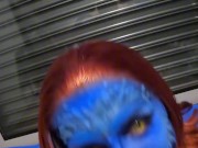 ITALIAN COSPLAY - teenager scopa Mystica di X-men
