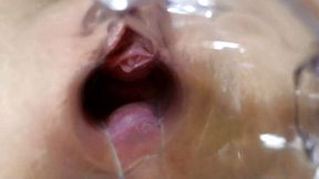 Inside the pussy, uterus closeup