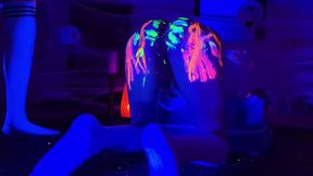 Glow Paint Femboys Halloween Flip Fuck Bubble Butt Cum Gush