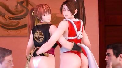 Watch these 3D Teens take on Massive Cocks like they're seasoned pro's!