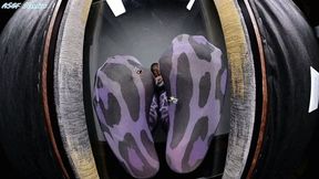 SMD 's purple patterned hose STOMP!! - MOV