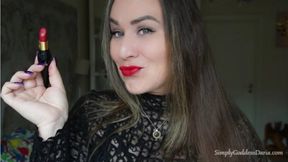 Red Louboutin Lipstick Marks You As My Property (720p HD)