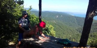 The most amazing amateur sex at an altitude of 800 meters above sea level (Sasha Bikeyeva)