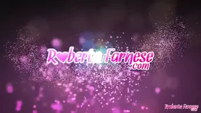 Sultry brunette savors the pleasure of salami