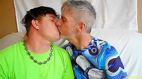 Hot Gay Kissing With Richard & Leo - Leo Blue & Richard Lennox