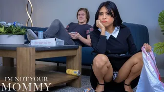 Seductive MILF Ember Snow Proposes Cock Cleaning Deal For Tidy Room