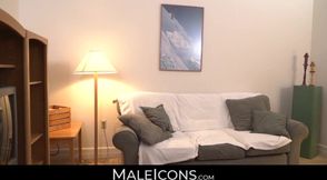 MaleIcons.com - Handsome young man's craving for bareback daddy love and intense anal