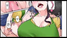 A mature housewife welcomes back her unemployed stepson