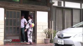 Japanese Kimono Babe Maya Kawamura Takes Rough Hardcore Fuck