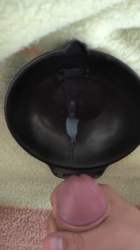 Cum in a bowl