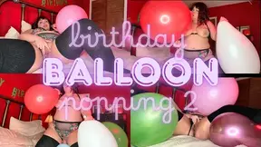 Birthday Balloon Popping 2