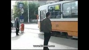 Public lust on a public bench