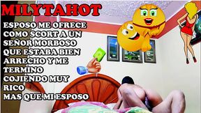 esposo me ofrece como una puta a su amigo maduro gordito por una ayuda econ&oacute_mica