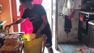 Scopata dopo la spesa