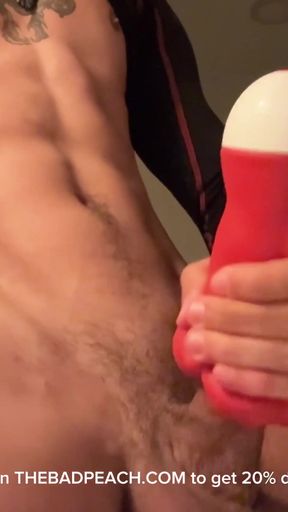 Spiderman tests his new sex toy   Clip 1