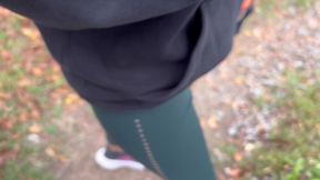 Outdoor lesbian sex after a dose of adrenaline.