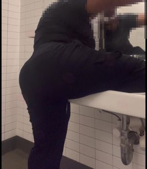 These Bathrooms Are Out of Order but Im Horny so I Locked Myself in!