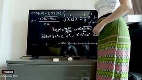 Myanmar math teacher gives mind-blowing, raw, and intense 69 sex.