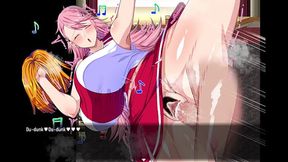 Entrando no gin�sio e fodendo a l�der de torcida do col�gio - Huge Tits Psychics App Academy - Parte 4