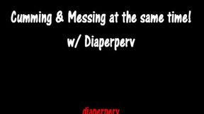 Diaper Lover Audio Cumming and Messing diaper same time