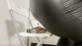 Evil mother-in-law fullweight giantess bbw facesitting and trampling