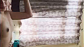 Indian Slender Wifey Deep throat and Standing Smashing