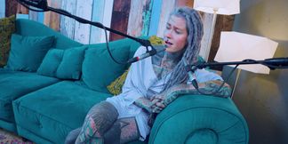 I talk about J - Jelousy - ASMR podcast SFW talking goth skinny girl dreadlocks tattoo model inked girl