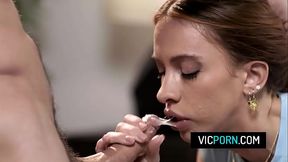 Caught my friend'_s wife Khloe Kapri masturbating on the bed