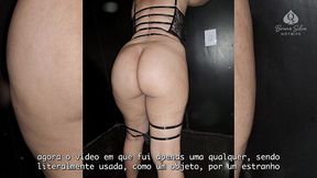 casada e usada na cabine da casa de swing - pt 1