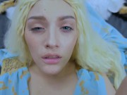 Daenerys GOT Anal Slammed Cosplay Teaser Rainbowslut
