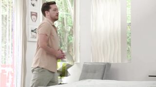 Married man take a tour with busty MILF realtor