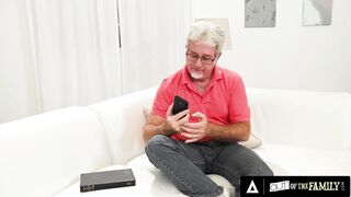 OUT OF THE FAMILY - Exhibitionist Katie Kush Gets Fucked HARD In Front Of Her Stepdad!