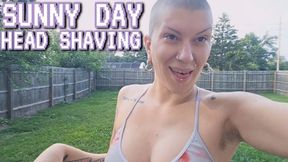 Sunny day head shaving [MP4 - 720p]