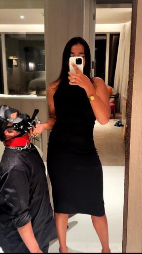 Watch as I own this new boy wife