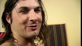 Aroused blonde chick gives a tasty oral to the well-endowed tattooed dude