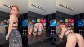 dancando e fazendo um strip gostoso pra vc…