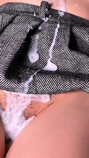 Thrilling moment from &quot;Pov fucking rubbing masturbation hairy pussy my step mom MILF and big cumshot close up&quot;